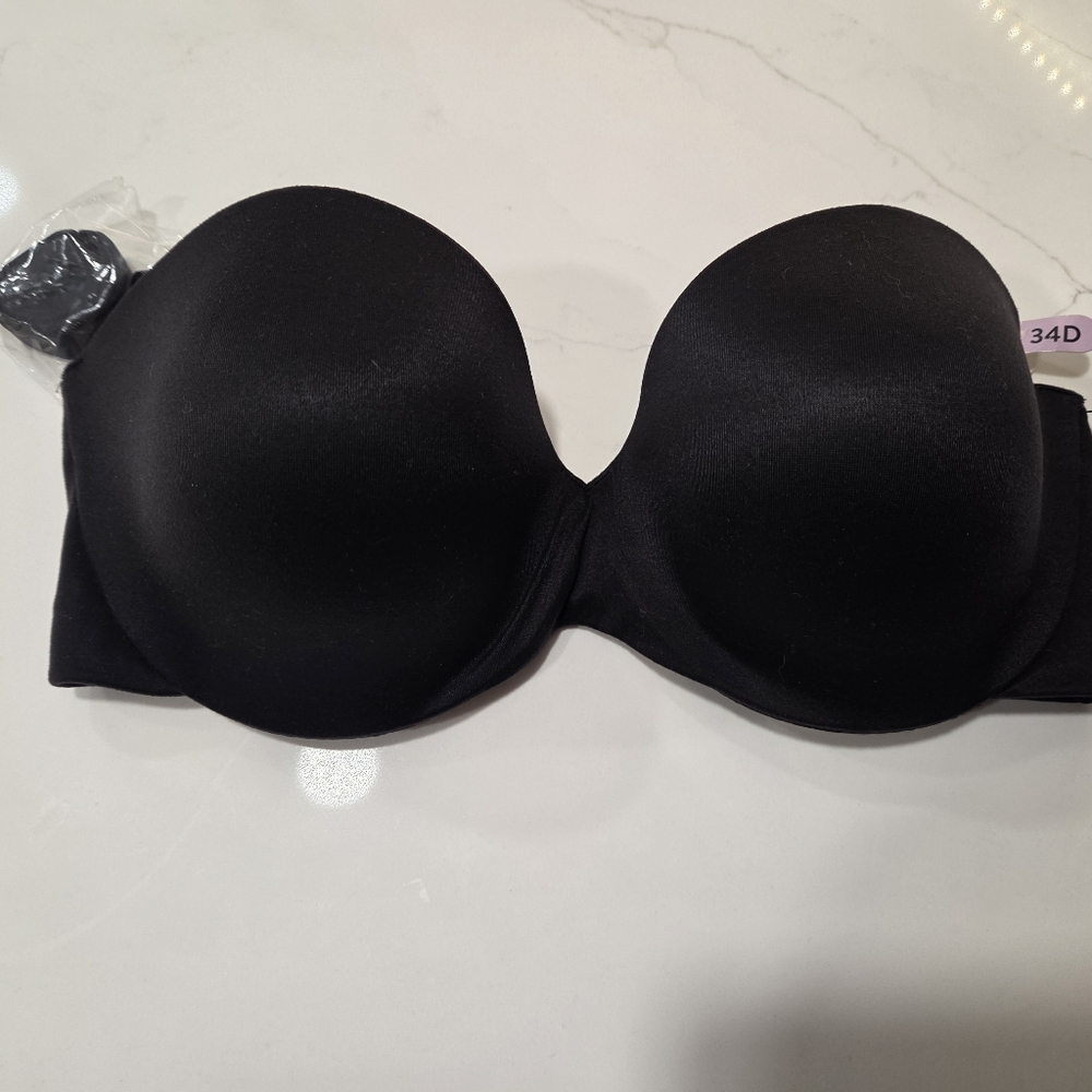 Maidenform Classic Black Strapless Bra